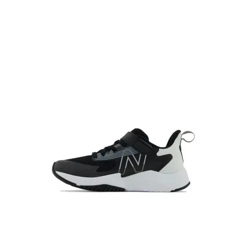 New Balance NB Rave RUN Series Низкий Топ Детские Беговые Кроссовки Черный Белый Детский