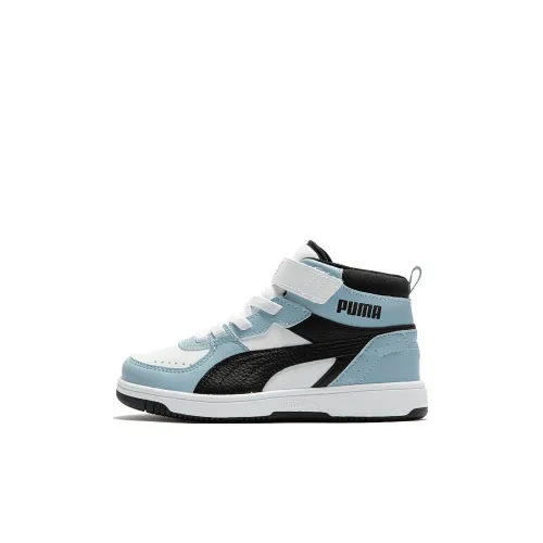 PUMA Детские Скейтбординги MID Топ Синий Черный Дошкольный