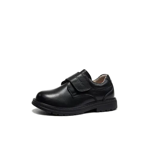 Hush Puppies Детская кожаная обувь Low Top Черный Kids