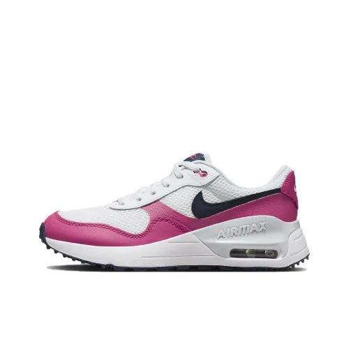 Nike Air Max SYSTM Low Топ Kids Lifestyle Shoes Белый фиолетовый Подростки