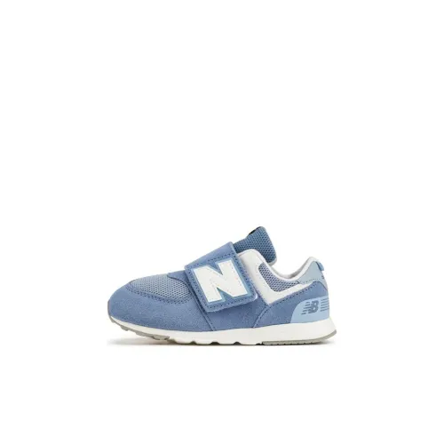 New Balance Устойчивая к истиранию низкая обувь для малышей синий для новорожденных и малышей