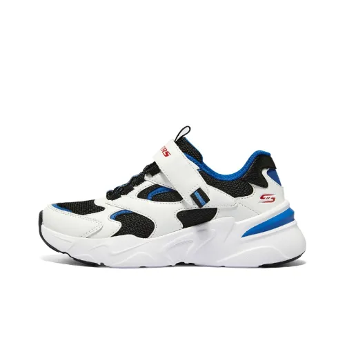 SKECHERS BOYS Детские повседневные кроссовки Белый Черный Морской Синий Подростки