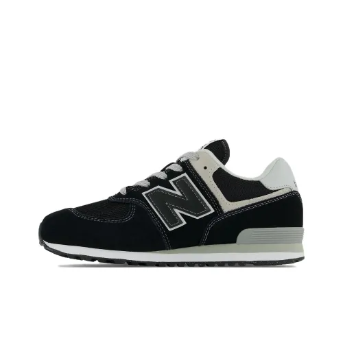 New Balance NB 574 Core Low Top Детские Лайфстайл Кроссовки Черный Белый Подростки