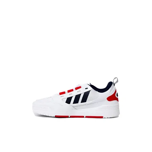 Adidas Амортизация Низкий Топ Детский Скейтбординг Белый Красный Малыш