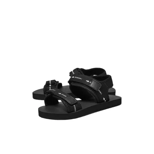 LACOSTE Детские сандалии черный цвет для детей 3-7 лет