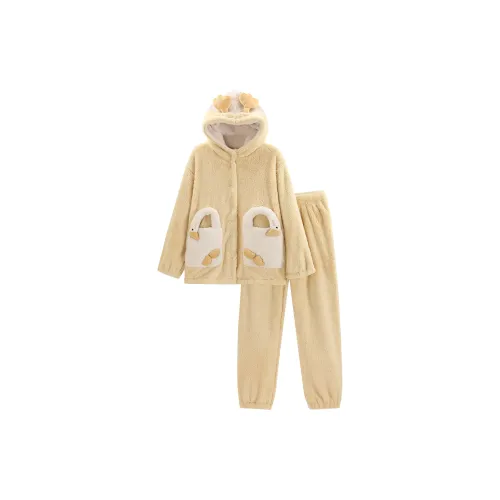 WANANNI Пижамный комплект женский желтый