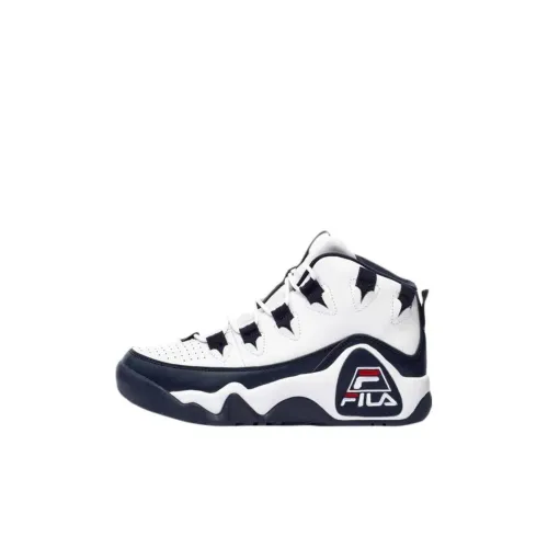 FILA KIDS Противоскользящие устойчивые к истиранию высокие детские баскетбольные кроссовки синие для детей
