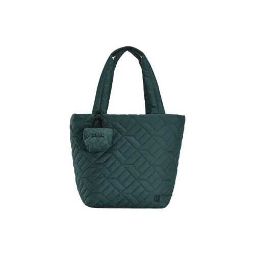 FILA Фитнес Ткань Тоут Сумка Сумка для покупок Сумка Большая Женская Гора Стена Зеленая
