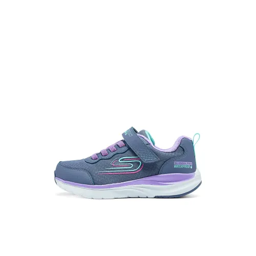 Skechers Kids Беговые кроссовки Низкие Топ Серый/Светло-фиолетовый Kids