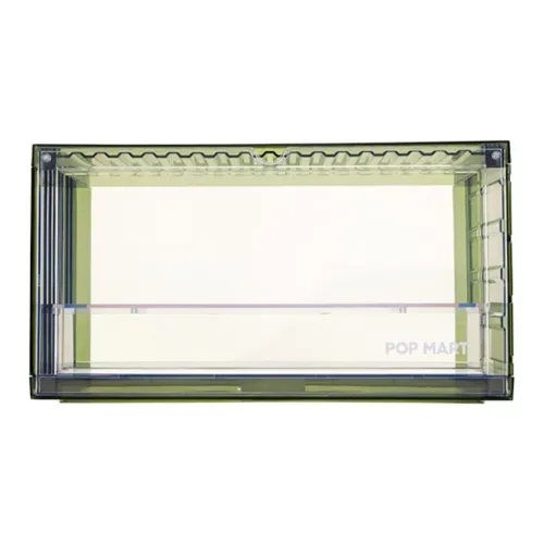 POP MART Interlocking Display Box HD Прозрачный Зеленый Модель Аксессуары