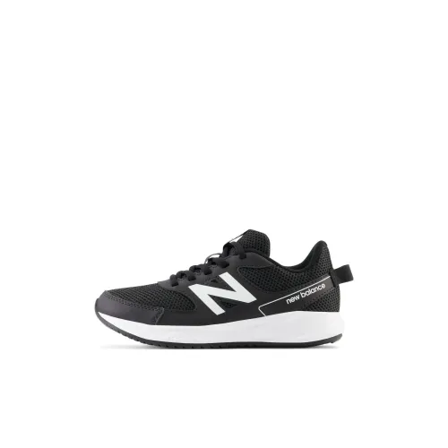 New Balance NB 570 V3 Кружево BW3 Низкий Топ Детская Беговая Обувь Черная Детская