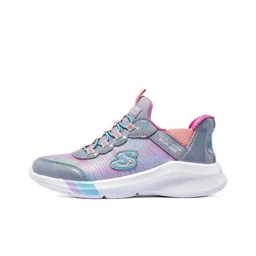 Skechers Hands Бесплатно Slip ins Устойчивый к истиранию Низкий Топ Kids Lifestyle Shoes Серый Подростки
