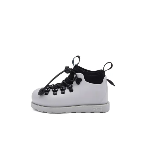 Native Shoes Fitzsimmons Детские кожаные сапоги Техно-серый | Техно-серый KIDS