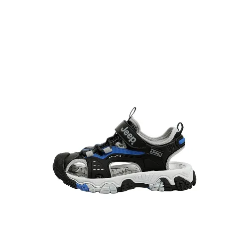 JEEP Амортизация и Дышащие Детские Сандалии Черные Синие Детские