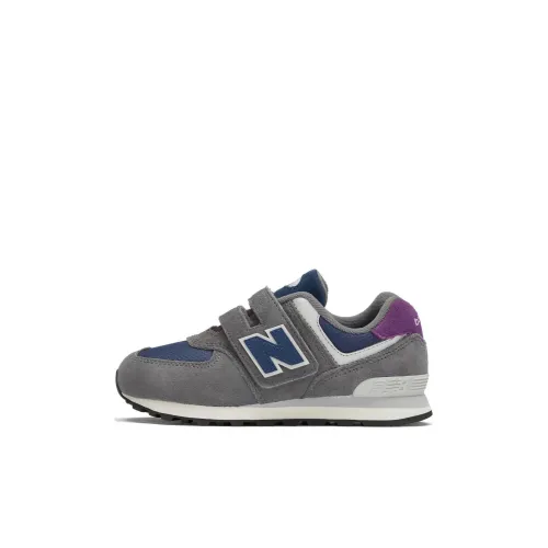 NEW BALANCE KIDS Беговые кроссовки с низким верхом Серый Синий Kids