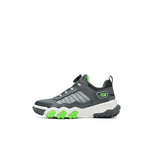 Skechers Kids Беговые кроссовки Низкие Топ Угольно-серый/Лимон Kids