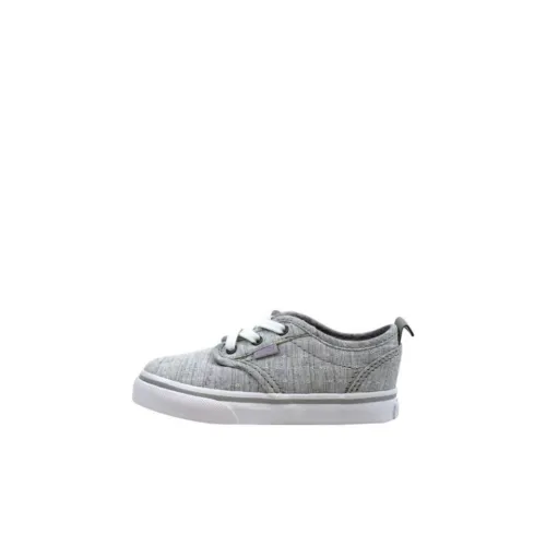 Vans Slip On Амортизация Износостойкие Низкие Топ Обувь для малышей Gray Infant Wa Toddler