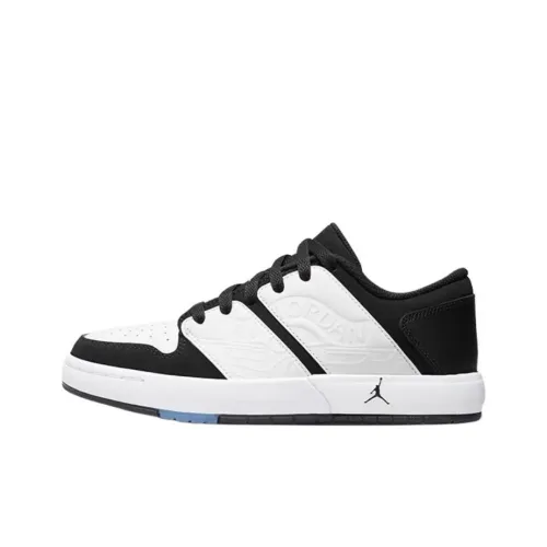 Джордан Nu Retro 1 Устойчивый к истиранию Низкий Топ Детские Скейтбординги Белый