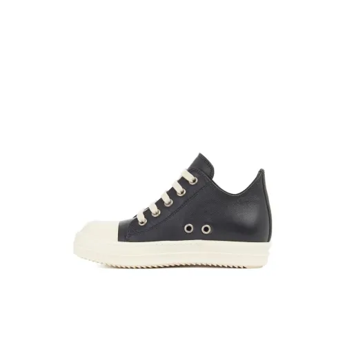 Rick Owens RO Low Топ Детские Скейтбординги Черный Детские Возраст 3-7 лет