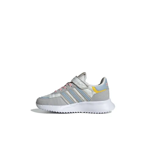 Adidas Originals Retropy F2 Slip-resistant Anti KICK Low Top Детская беговая обувь Белый Детский