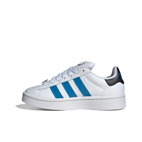 JAMES JARVIS x adidas originals CAMPUS 00s Амортизация Износостойкий Низкий Топ Детские Скейтбординги Белый Синий