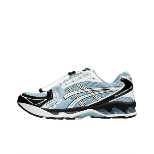 ASICS Gel Kayano 14 Амортизация Износостойкий Низкий Топ Беговые кроссовки Унисекс Туманно-голубой
