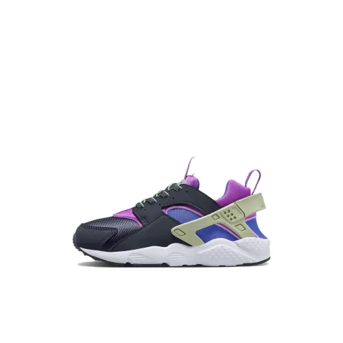 Nike Huarache Run 2,0 Slip-Resistant Abrasion-Resistant Low Top Детская беговая обувь Черный Фиолетовый Детский