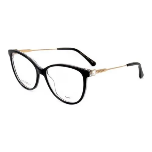 Jimmy Choo Нерегулярная форма Оправы для очков Женские Черный