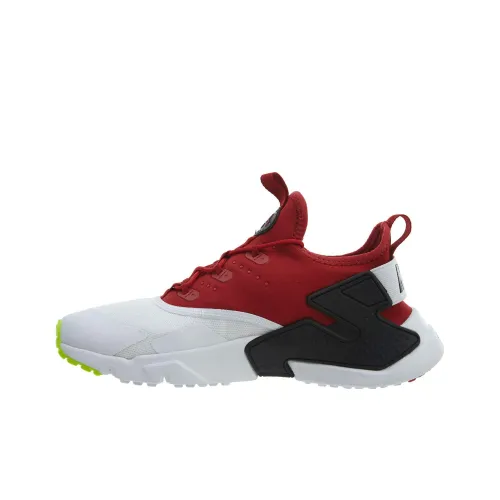 Nike Huarache Run Детская беговая обувь Низкий топ Красный Белый Черный Для школьного возраста