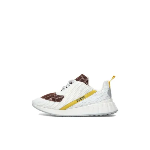 FENDI Детские беговые кроссовки Low Топ Белый Kids