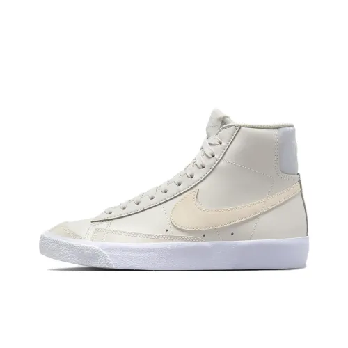 nike Blazer '77 Аbrasion Resistant MID Топ Детские Скейтбординги Бежевый Подростки