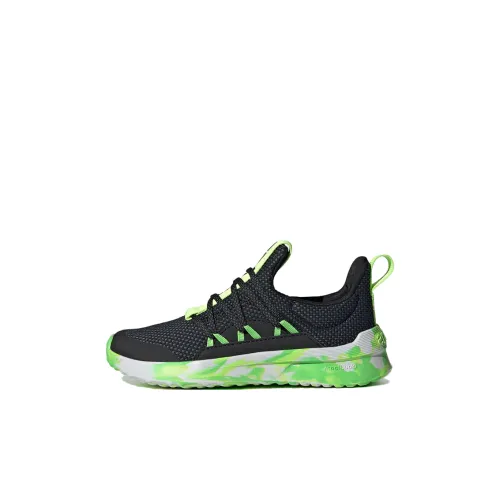 Adidas Neo Lite Racer Adapt 5,0 Slip-Resistant Abrasion-Resistant Kids Lifestyle Shoes Black Green Kids Adidas Neo Lite Racer Adapt 5,0 Slip-Resistant Abrasion-Resistant Детские повседневные кроссовки черного и зеленого цвета