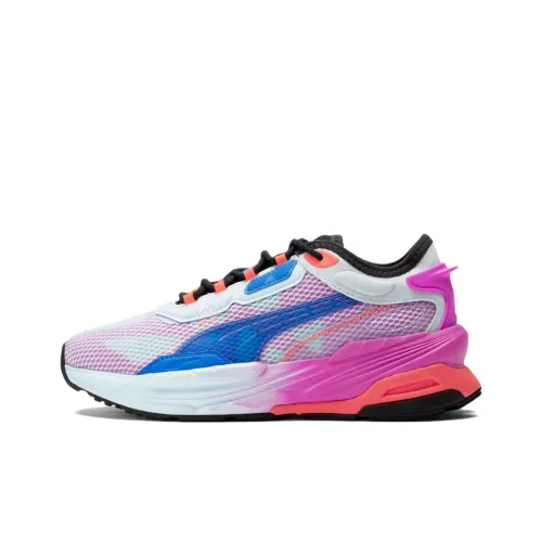 PUMA NITRO BIG KID Extent NITRO Низкий Топ Детская Беговая Обувь Розовый Синий Подростки