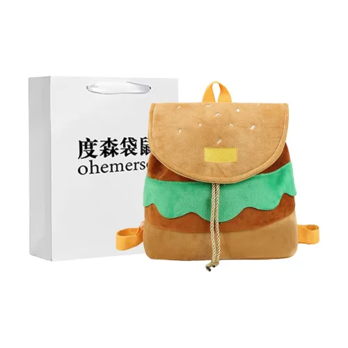 Dusen Kangaroo Вельвет Рюкзак Большой Унисекс Желтый