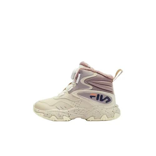 FILA KIDS Уличная обувь High Топ Angola Коричневый/Олень Розовый Для дошкольников