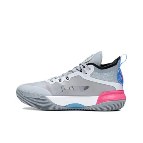 LINING YOUNG Avant Garde Spirit PREMIUM 3,0 Амортизация Износостойкий Низкий Топ Детские Баскетбольные Кроссовки