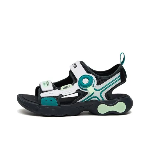 Antakids Детские сандалии Бело-зеленый Школьный возраст