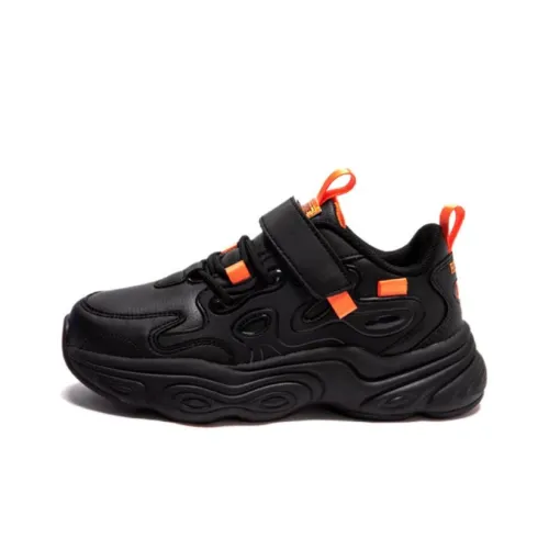 ROOKIE Slip-resistant Abrasion-resistant Kids Lifestyle Shoes Black Teenagers ROOKIE Слип-резистентные Аbrasion-резистентные Детские Lifestyle Shoes Черные Подростки