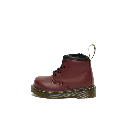 Dr.Martens 1460 Высокие ботинки для малышей вишнево-красный для малышей и маленьких детей