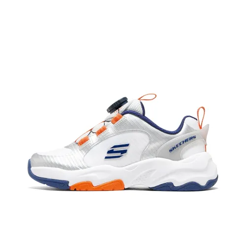 Беговые кроссовки Skechers Kids Low Top Silver Multicolor Unisex