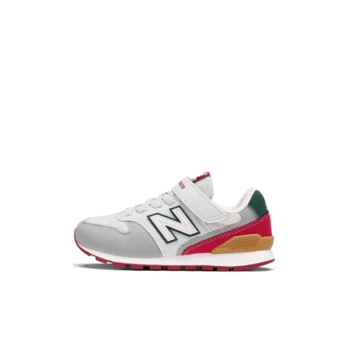 New Balance NB 996 Детская беговая обувь Низкий топ Серый Красный Kids