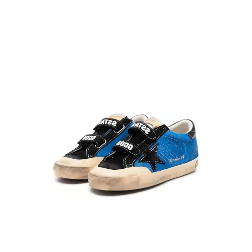 Golden Goose Детские Скейтбординги Low Топ Синий Черный Для Дошкольников