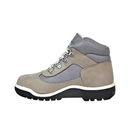 Timberland Field Boots Детская туристическая обувь, высокие кеды, серые, школьная