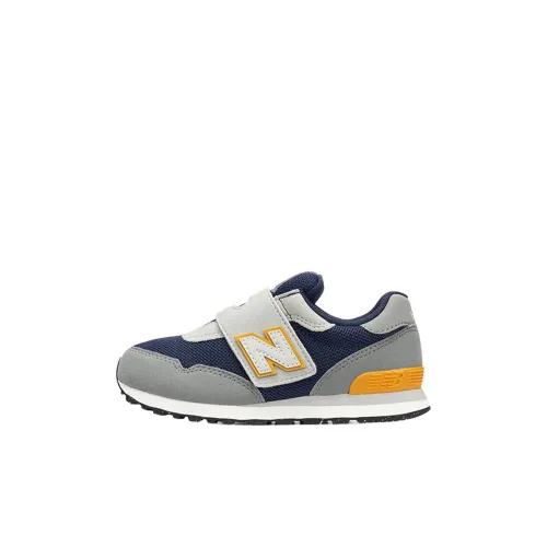 New Balance NB 515 Дышащий Низкий Топ Детская Беговая Обувь Асфальтовый Серый Малыш