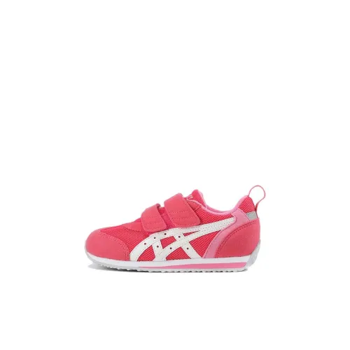 Asics Idaho Baby Износостойкий Дышащий и Анти-KICK Низкий Топ Обувь для малышей Красный Infant и Toddler