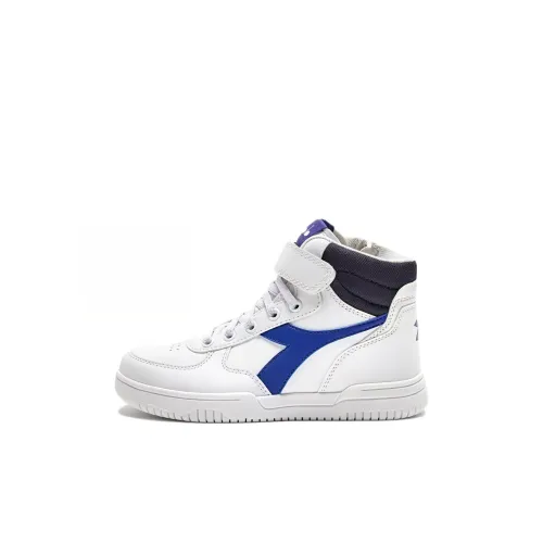 DIADORA Противоскользящий устойчивый к истиранию MID Топ Детские Скейтбординги Белый Синий Детский