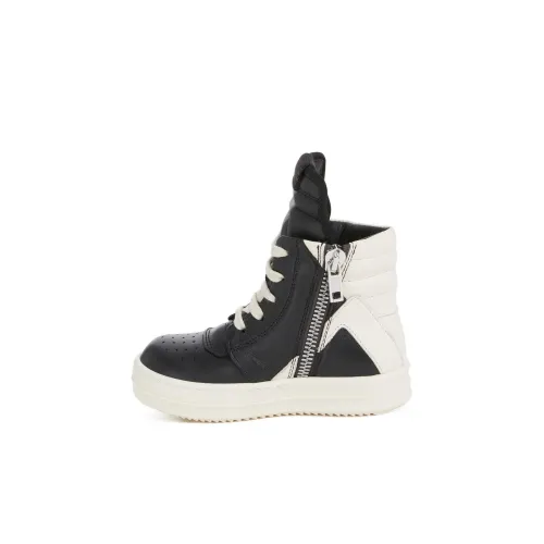 RICK OWENS Обувь для малышей Высокие кеды Black Baby
