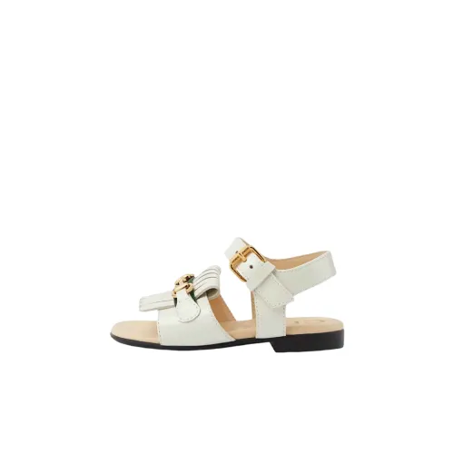 GUCCI Пряжка Horsebit Низкий Топ Обувь для малышей Белый Infant And Toddler