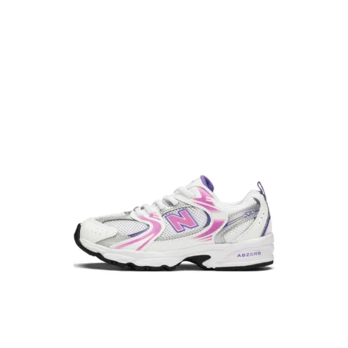 New Balance NB 530 Low Топ Детская Беговая Обувь Серебристо-Белая Малыш