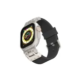 Меха Полосы Узор ~ Черный